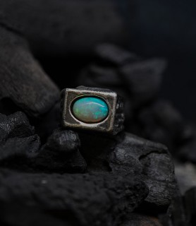 bague argent et opale nouveauté Krazystones disponible chez Mad Lords